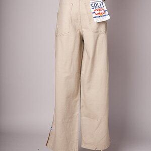 1990s Deadstock Split Skateboarding Tan Baggy Pants